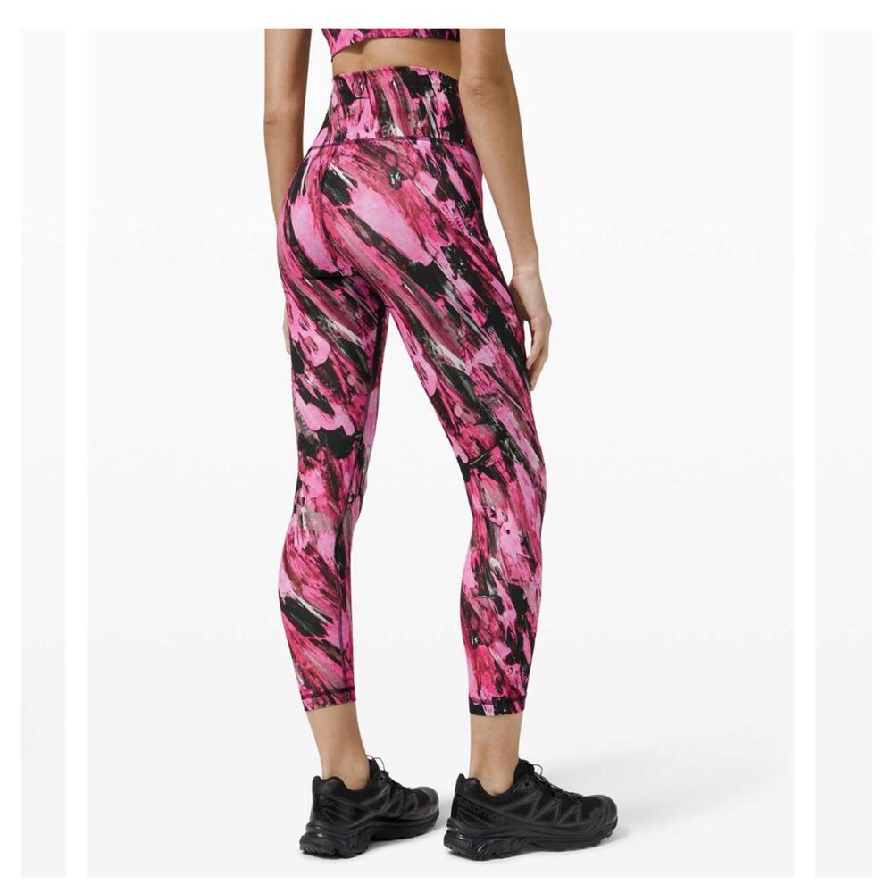 Lululemon Wunder Train High-Rise Tight 25" – Incentive Refresh Multi – Size 4 - Picture 2 of 7